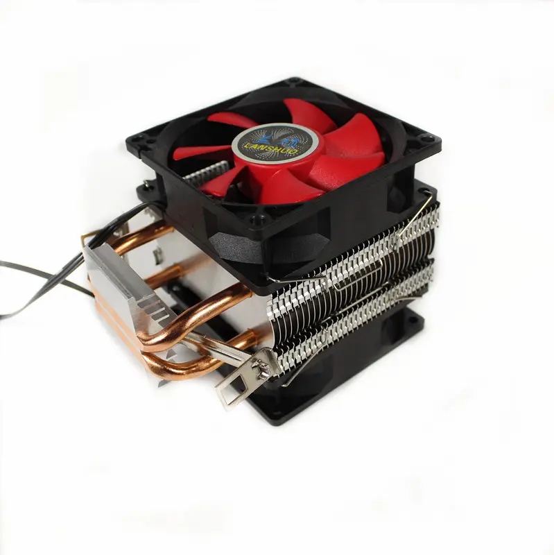 heatpipe CPU cooler with 2 dual fans